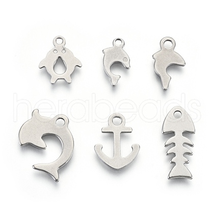 201 Stainless Steel Charms STAS-R118-08-1