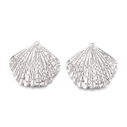 304 Stainless Steel Pendants STAS-T065-37P-1