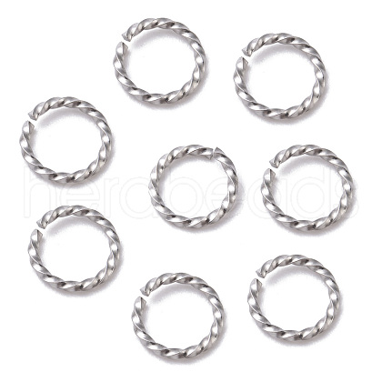 304 Stainless Steel Jump Rings STAS-F191-12P-C-1