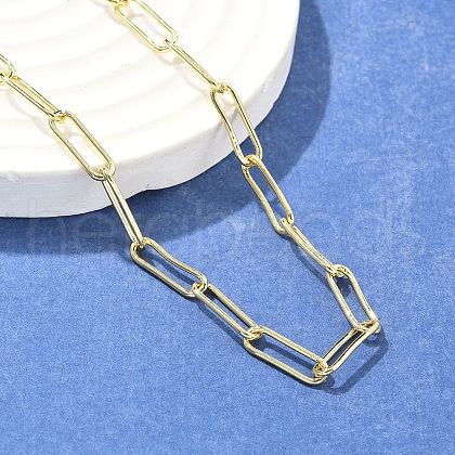 Unisex Brass Cable Chains Necklaces CHC-D025-02G-1