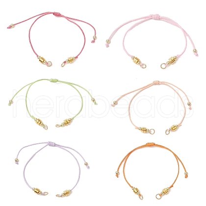 Cotton Cord Bracelet Making AJEW-JB01315-1