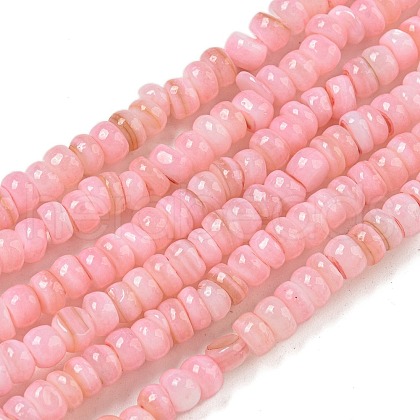 Dyed Natural Freshwater Shell Beads Strands X1-BSHE-G039-07D-1