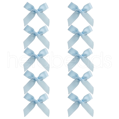10Pcs Bowknot Cloth Alligator Hair Clips PW-WGD5F1D-09-1
