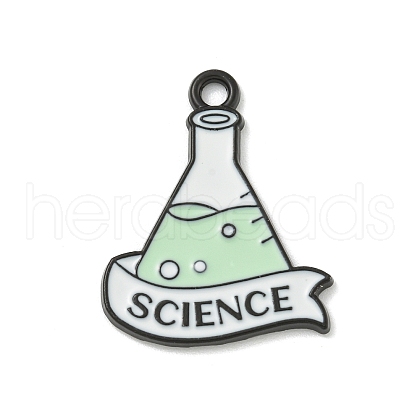 Chemistry Science Theme Alloy Enamel Pendants ENAM-I060-14B-1