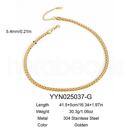 Stainless Steel Snake Chain Necklaces for Unisex LI3246-1-1