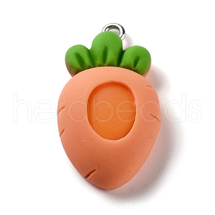 Fruits Opaque Resin Pendants RESI-A030-02C-1