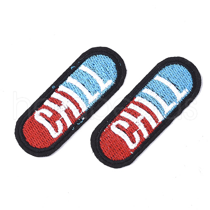 Computerized Embroidery Cloth Iron On Patches FIND-T030-060-1