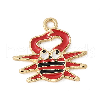 Alloy Enamel Pendants ENAM-A009-03G-B01-1