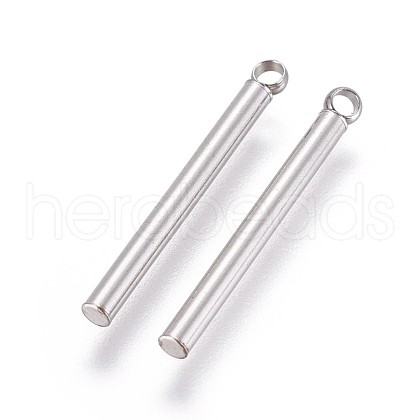 201 Stainless Steel Pendants STAS-L232-018B-1