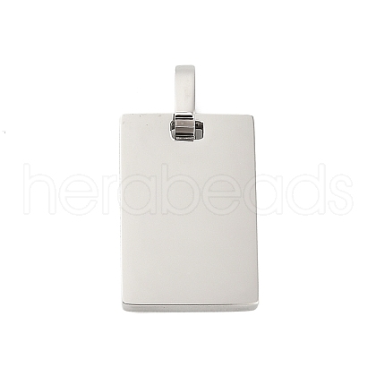 304 Stainless Steel Stamping Blank Tag Pendants STAS-Z126-03P-01-1