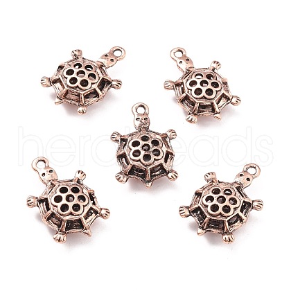 Tibetan Style Alloy Pendants PALLOY-P267-19R-1