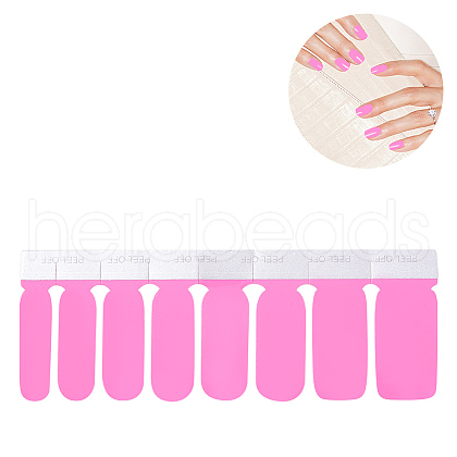 Solid Color Full Cover Best Nail Stickers MRMJ-T039-01F-1