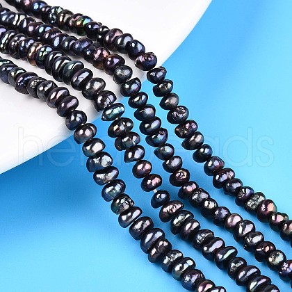 Natural Cultured Freshwater Pearl Beads Strands PEAR-N015-04D-01-1