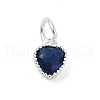 Brass Micro Pave Cubic Zirconia Pendants KK-H204-01S-01-1