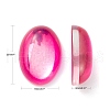 Glass Cabochons GGLA-K004-18x25mm-6