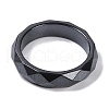 Magnetic Synthetic Hematite Finger Ring for Men Women RJEW-A047-01E-2