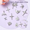 12Pcs 12 Styles Alloy Enamel & Glass Pendants FIND-YW0006-13-4
