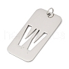 304 Stainless Steel Pendants STAS-M115-01P-W-2