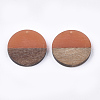 Resin & Walnut Wood Pendants RESI-S358-02B-13-2