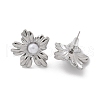 304 Stainless Steel Stud Earrings EJEW-Z084-05P-03-4
