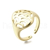 Brass Cuff Rings for Women RJEW-G347-14G-4