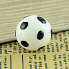 FootBall/Soccer Ball Resin Pendants RESI-S303-03-2