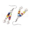 Glass Dangle Earrings EJEW-JE05988-4