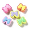 Two Tone Opaque Acrylic Beads X-SACR-I005-08E-1