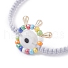 Big Evil Eye Braided Bead Bracelet BJEW-JB07109-04-4