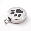 Non-Tarnish 304 Stainless Steel Urn Pendants STAS-D179-22P-3