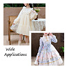 2-Layer Pleated Satin Organza Ribbons PJ-TAC0004-02E-6
