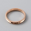 Stainless Steel Grooved Finger Ring Settings RJEW-WH0012-11H-2