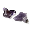 Natural Amethyst Pendants G-H007-07B-2