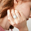 BENECREAT 1Pc 925 Sterling Silver Ring Components FIND-BC0013-83A-6