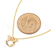925 Sterling Silver Colorful Cubic Zirconia Constellation Pendant Cable Chain Necklaces for Women STER-R009-01G-03-5