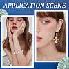 SUNNYCLUE 300Pcs Brass Rhinestone Spacer Beads RB-SC0004-83G-5