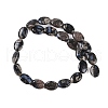 Natural Glaucophane Beads Strands G-C141-D01-03-3