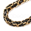 201 Stainless Steel Byzantine Chain Bracelets BJEW-B078-62EB-2