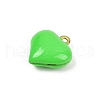 Brass Enamel Charms KK-M322-01A-G-3
