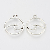 Tibetan Style Alloy Pendants TIBE-Q075-55AS-LF-1