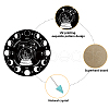 CREATCABIN 1Pc Chakra Gemstones Dowsing Pendulum Pendants FIND-CN0001-15I-3