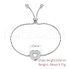 Eco-Friendly Electroplate Brass Slider Bracelets BJEW-EE0006-03P-2