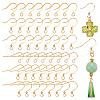   180Pcs 6 Style Brass Earring Hooks KK-PH0005-13-1