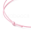 8Pcs 8 Style Heart & Skeleton Key Alloy Enamel Braided Bead Bracelets Set BJEW-JB09771-S-6
