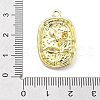 Alloy Enamel Pendants ENAM-R001-02G-02-3