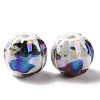 Handmade Pearlized Porcelain Beads PORC-G010-02B-3