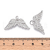 Brass Micro Pave Cubic Zirconia Cross Pendants ZIRC-T016-02P-3