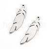 Tarnish Resistant 304 Stainless Steel Pendants STAS-S054-17-1