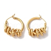 Ion Plating(IP) 304 Stainless Steel Hoop Earrings for Women EJEW-L287-007G-1