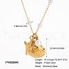Summer Shell Shape & Starfish Stainless Steel Pendant Necklaces ME5016-3-1